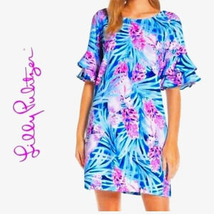 NWT Lilly Pulitzer Lula Dress Mr Peacock SZ SMALL